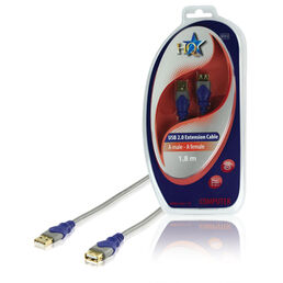 USB 2.0 jatkojohto 1.80 m  HQSC-012-1.8